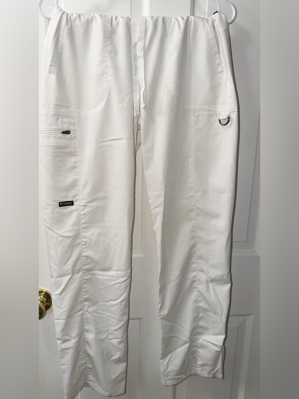 Women’s White Scrub  Pants